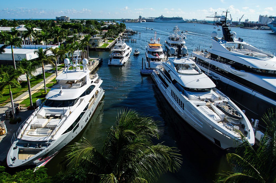 superyacht village photos